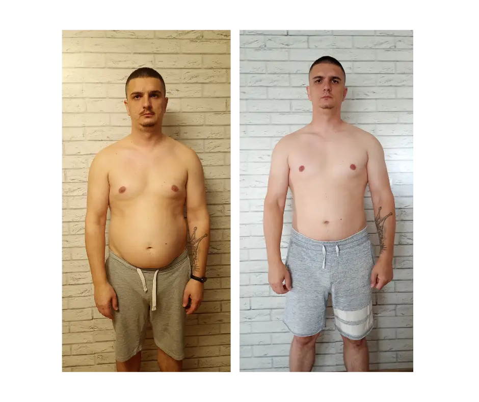 Transformare Vlad - Înainte și după